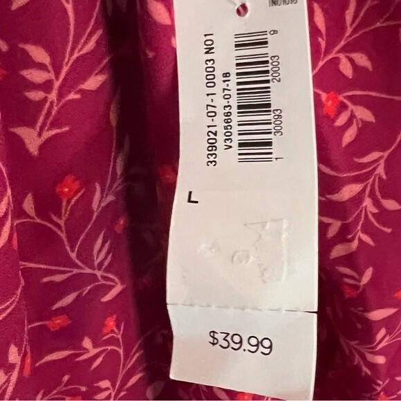 Old Navy Georgette ruffle swing dress size large NWT - Picture 11 of 13